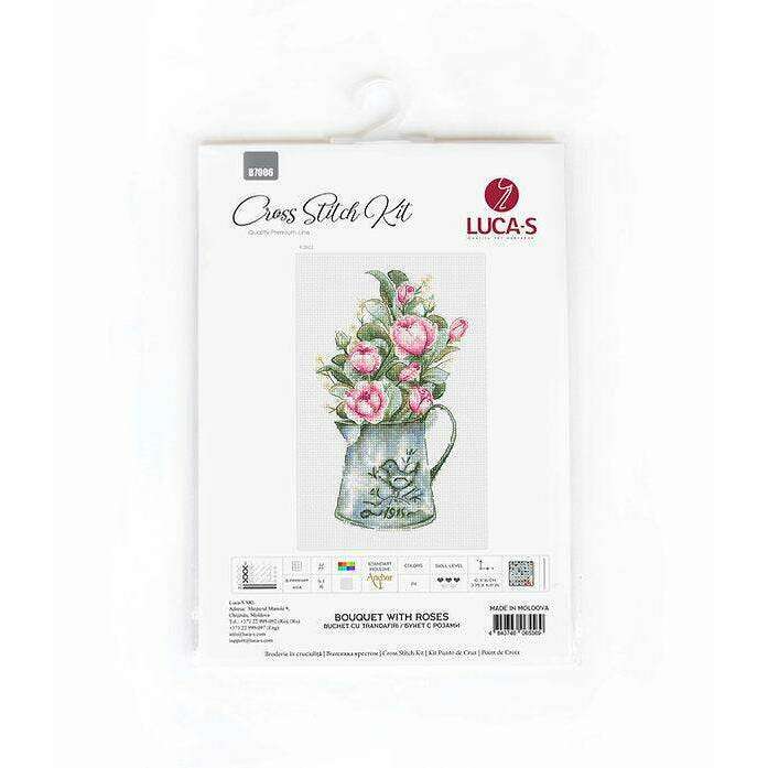 Bouquet with roses B7006L Counted Cross-Stitch Kit