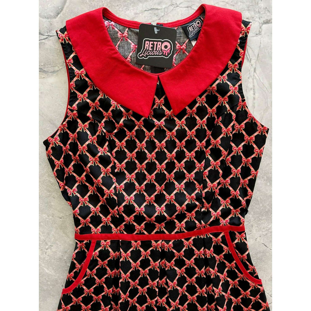 Bow Collared Dress