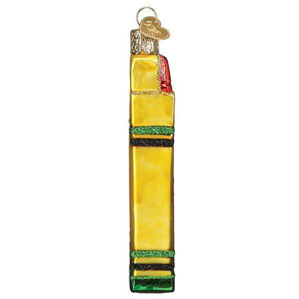 Old World Christmas Box of Crayons Blown Glass Ornament