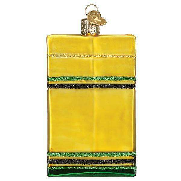 Old World Christmas Box of Crayons Blown Glass Ornament