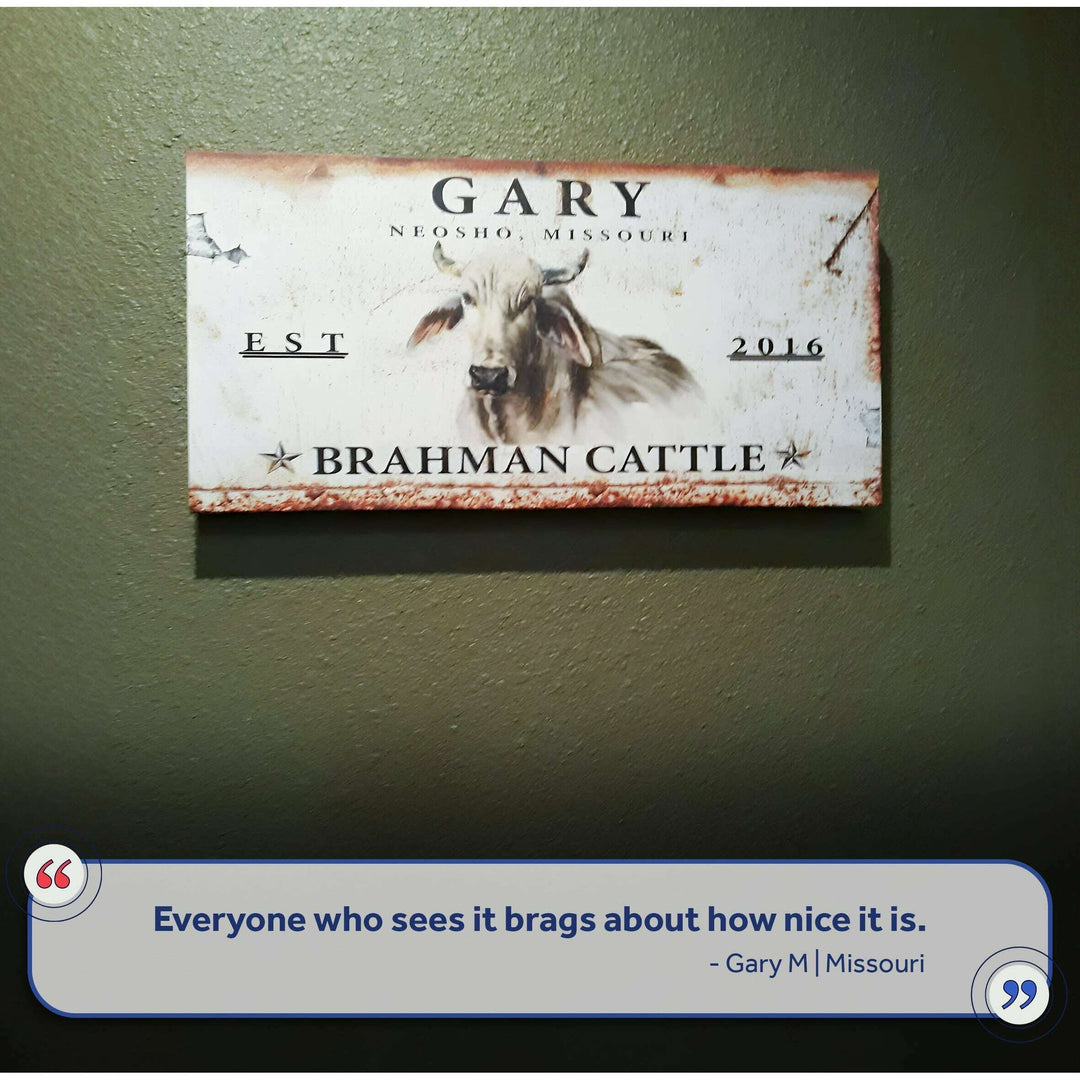 Brahman Cattle Sign II
