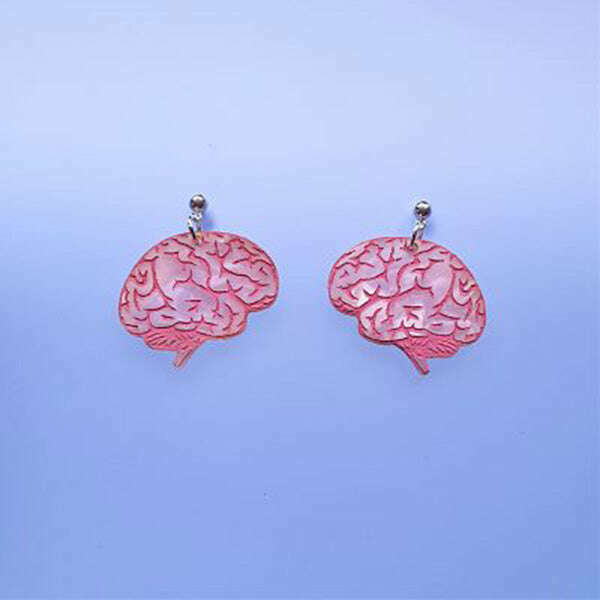 Brain Earrings by Cherryloco Jewellery