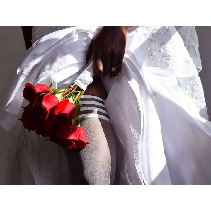 Bridal Ashley Thigh-Highs. Petite to Plus Size