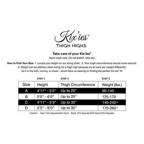 Bridal Chocolate Marissa Thigh Highs. Petite to Plus Size