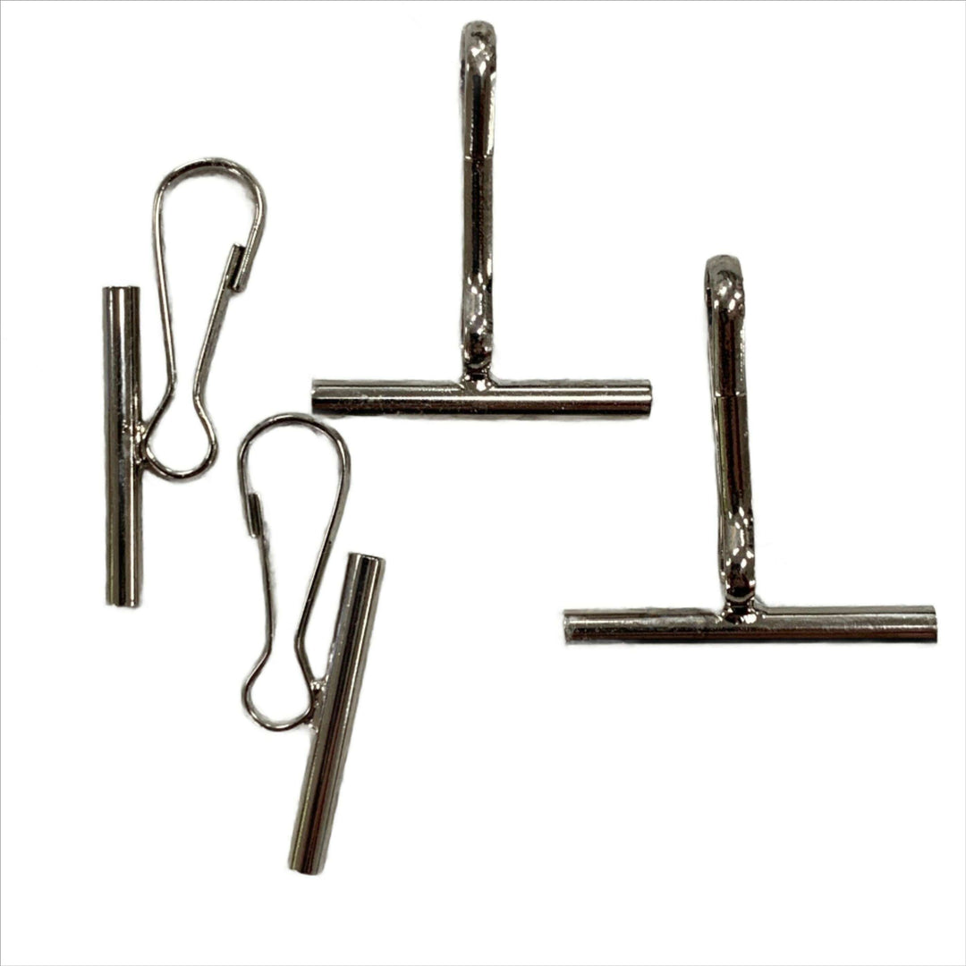 Brooch to Pendant Converter set — 4 vertical and 4 horizontal stainless steel options