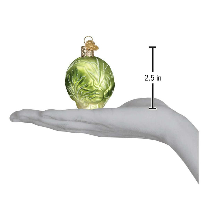 Old World Christmas Brussel Sprout Blown Glass Ornament