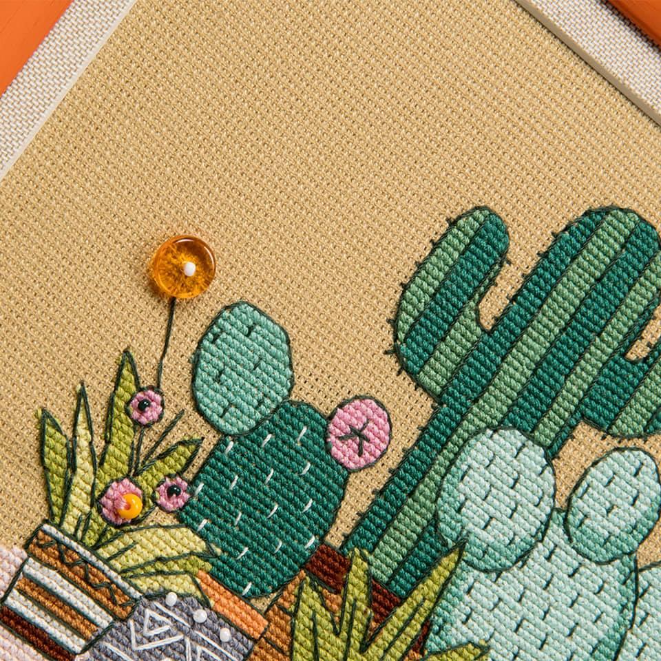 BT-215C Counted cross stitch kit Crystal Art Triptych "Bright Mexico"