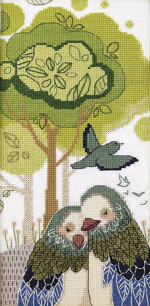 BT-233C Counted cross stitch kit Crystal Art "Loving hugs"