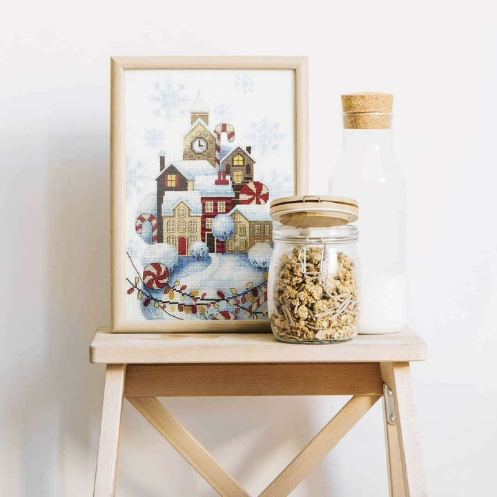 BT-257C Counted cross stitch kit Crystal Art "Gingerbread house"