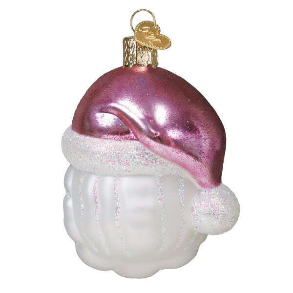 Old World Christmas Bubblegum Papa Noel Blown Glass Ornament