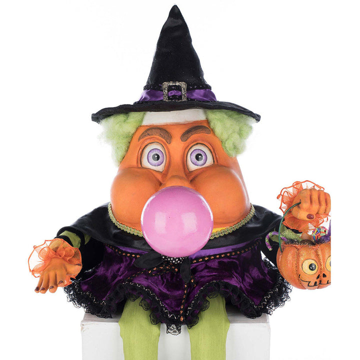 Bubbles the Witch Candy Corn Ledge Sitter by Katherine's Collection image 2