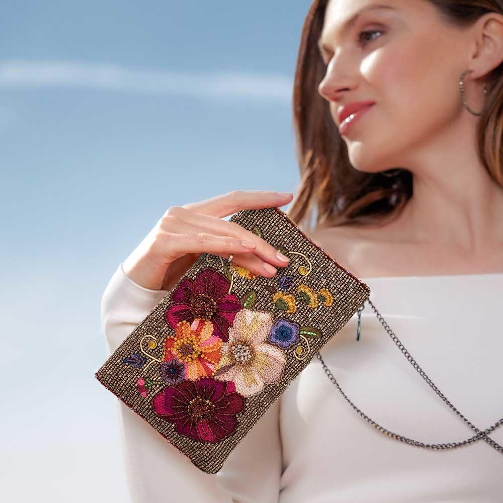 Budding Romance Crossbody Phone Bag by Mary Frances image 7