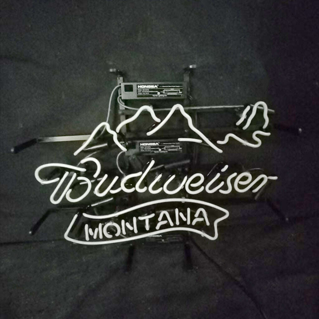 Budweiser Montana Neon Light Sign