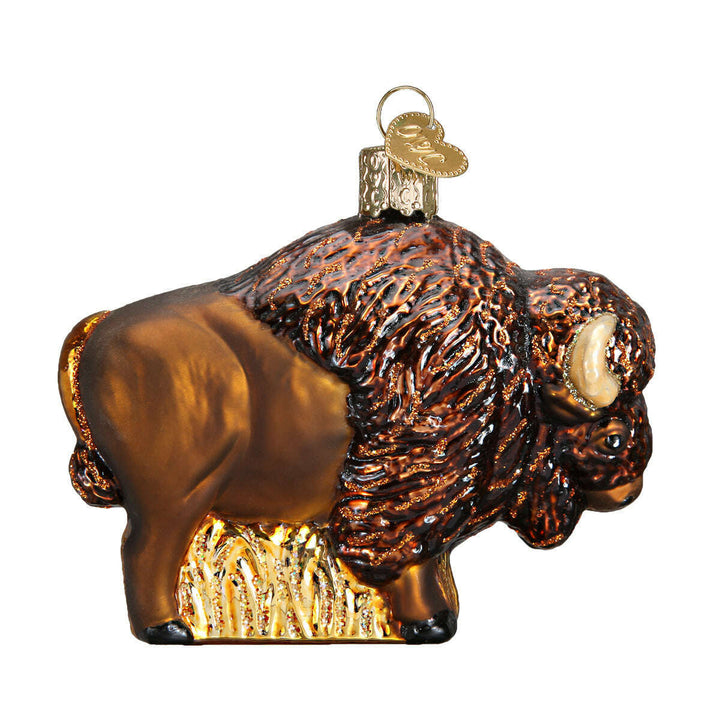 Old World Christmas Buffalo Blown Glass Ornament