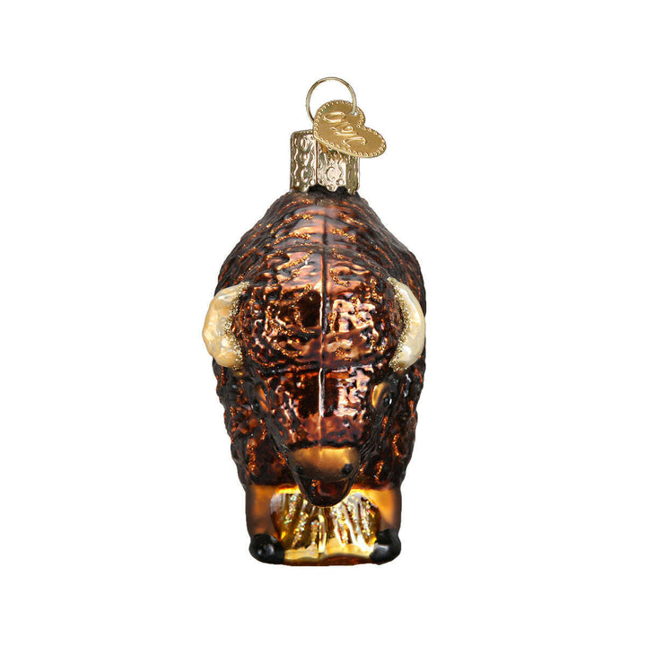 Old World Christmas Buffalo Blown Glass Ornament