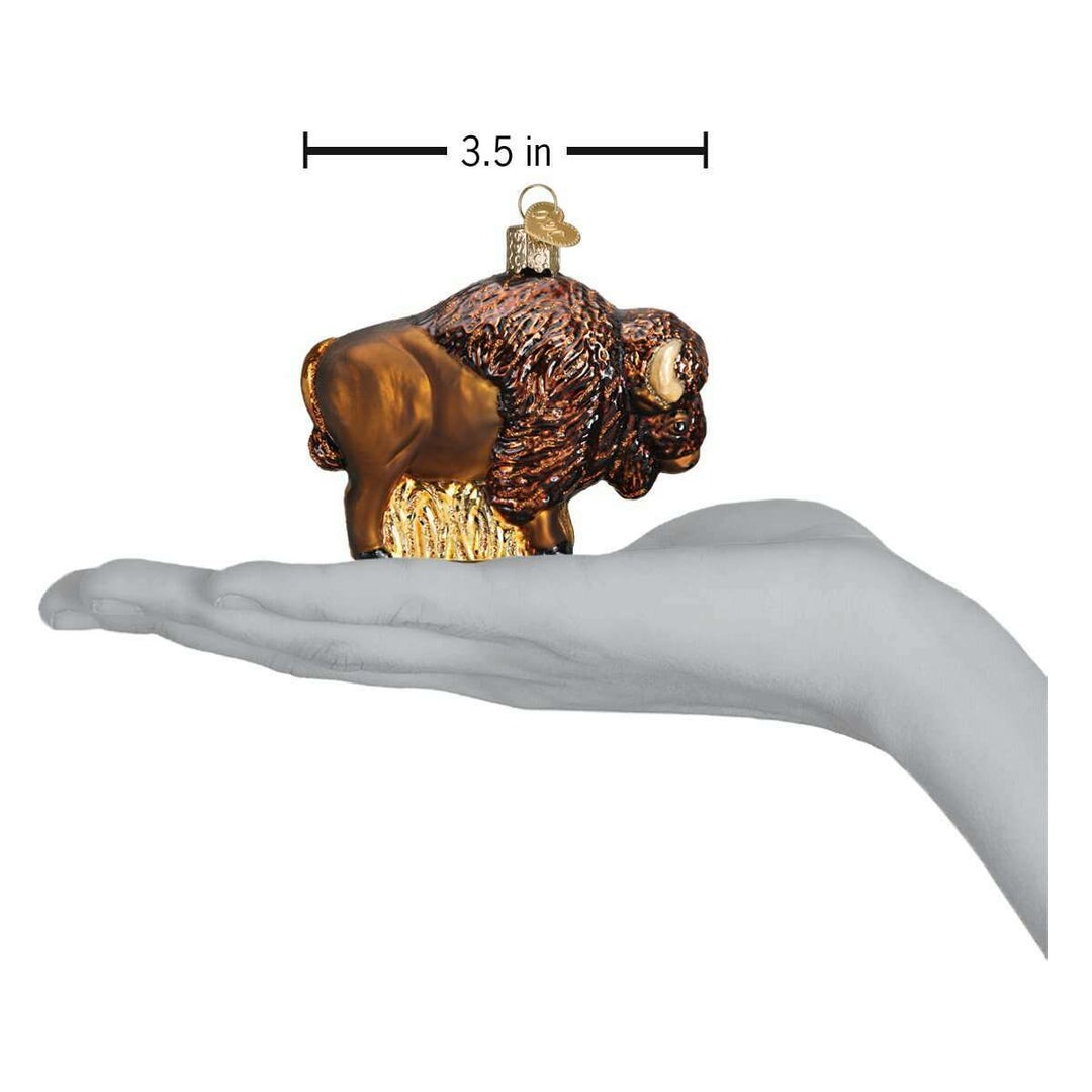 Old World Christmas Buffalo Blown Glass Ornament