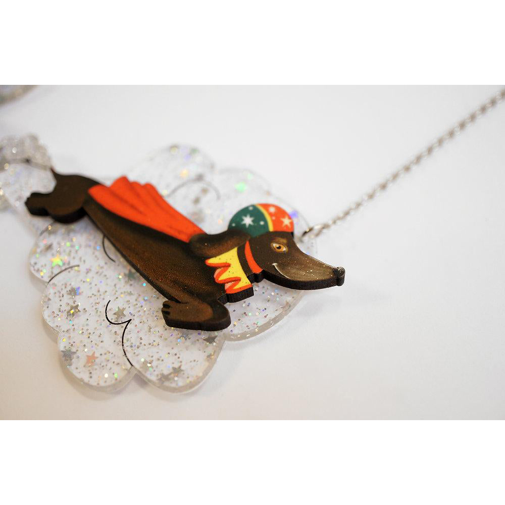 Bullet Dachshund Necklace and Brooch by Laliblue image 5