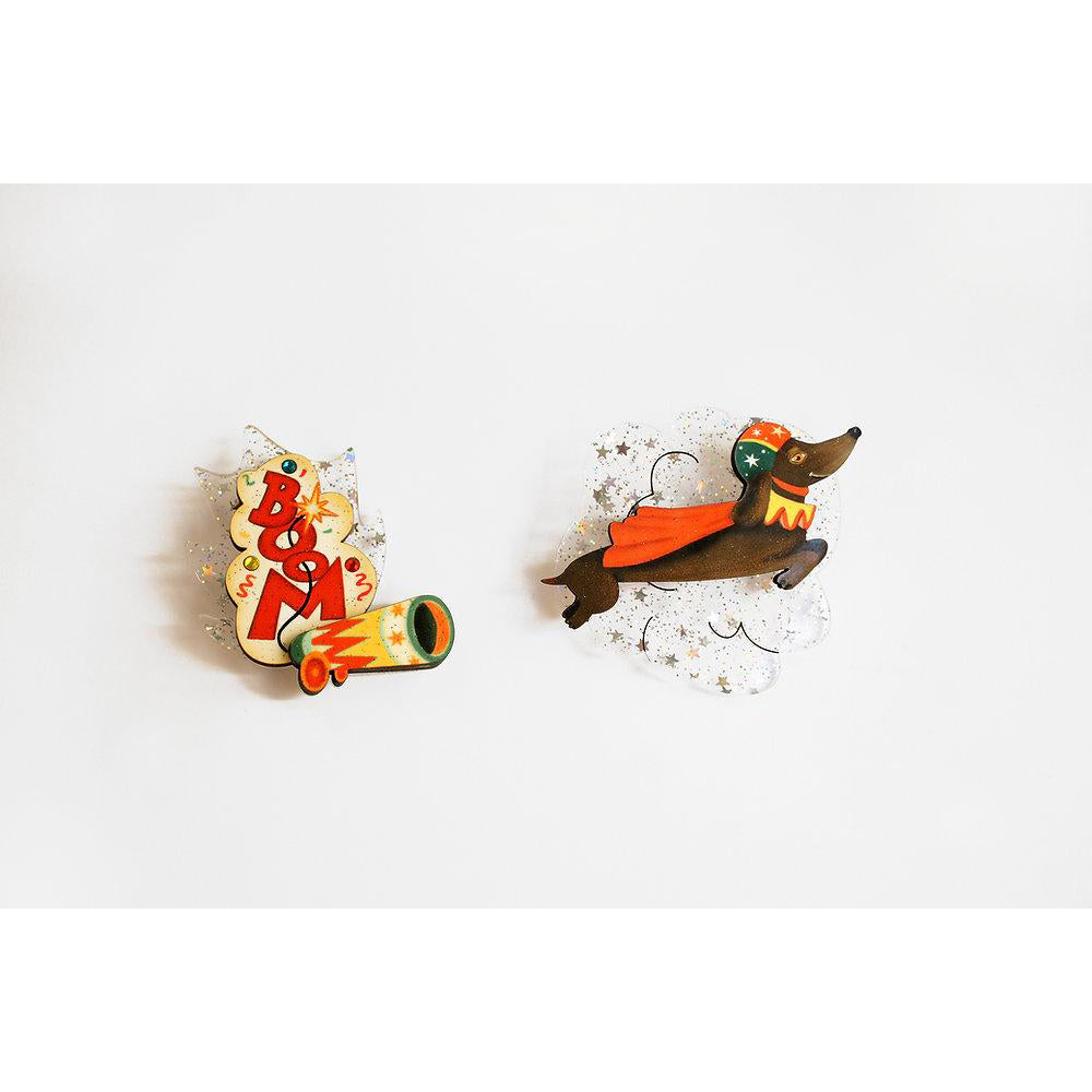 Bullet Dachshund Necklace and Brooch by Laliblue image 7