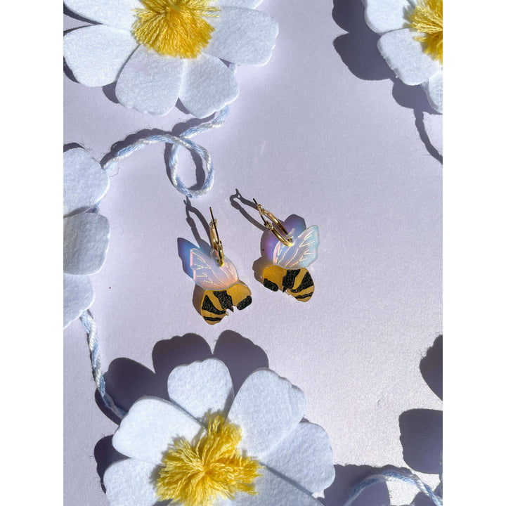 Bumble Bee Hoops
