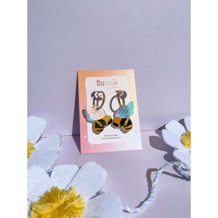 Bumble Bee Hoops