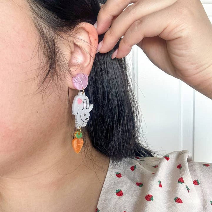 Bunbun the Rabbit Earrings 1
