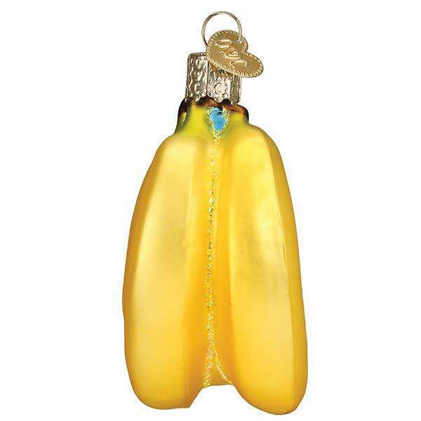 Old World Christmas Bunch of Bananas Blown Glass Ornament