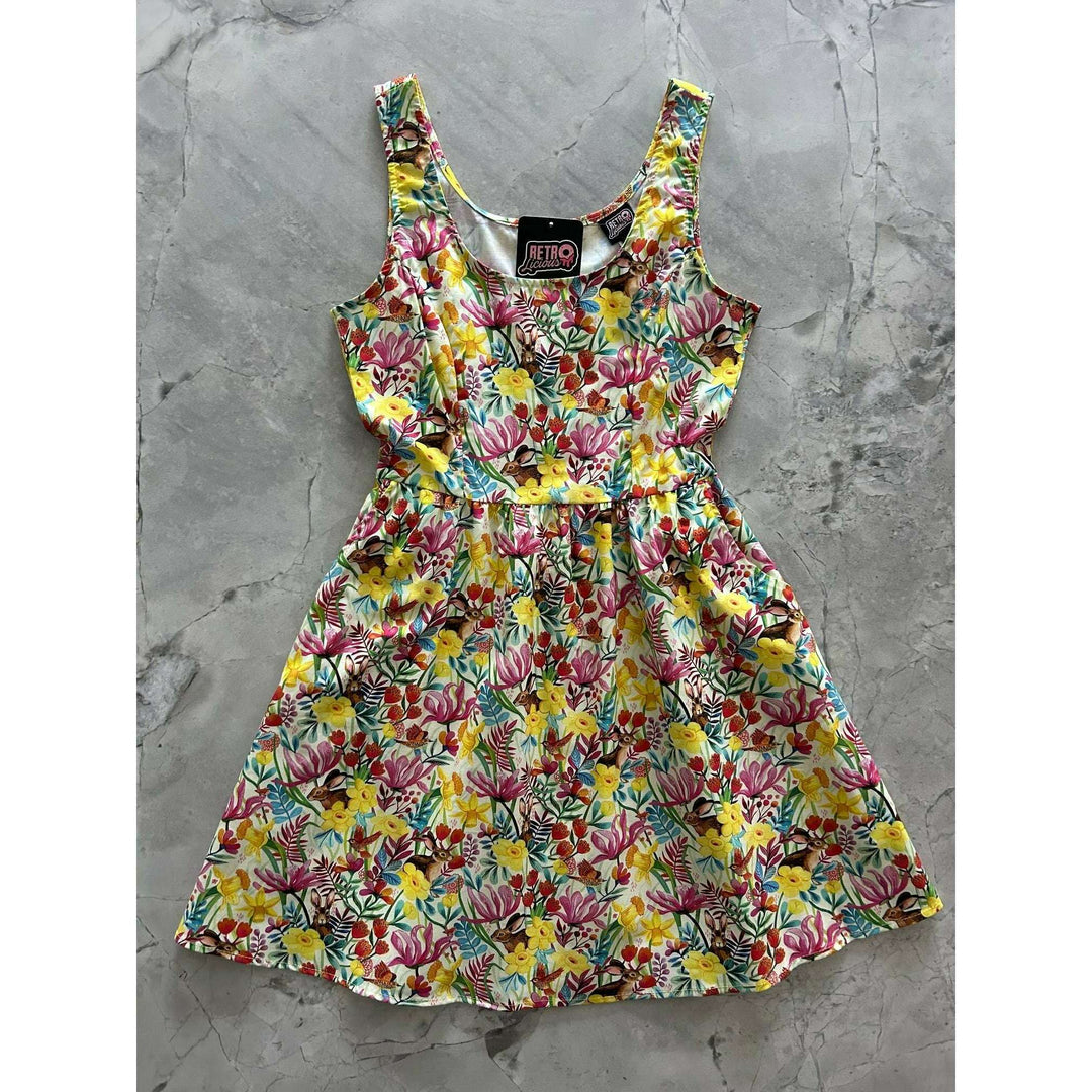 Bunnies Shorter Length Fit & Flare Dress