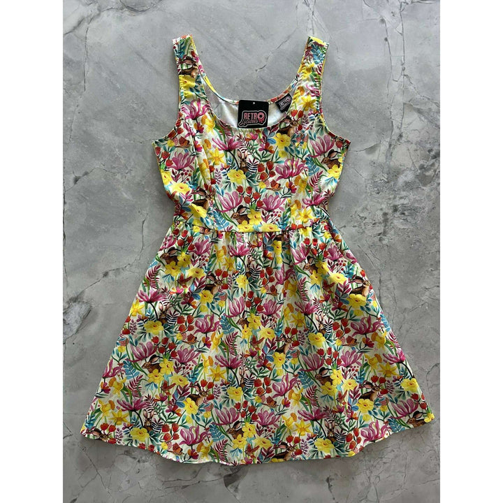 Bunnies Shorter Length Fit & Flare Dress