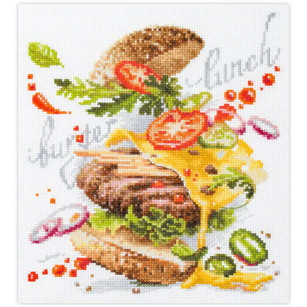 Burger Lunch 528-556 Counted Cross-Stitch Kit