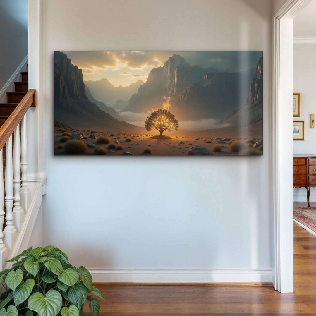 Burning Bush - Faith Wall Art XII
