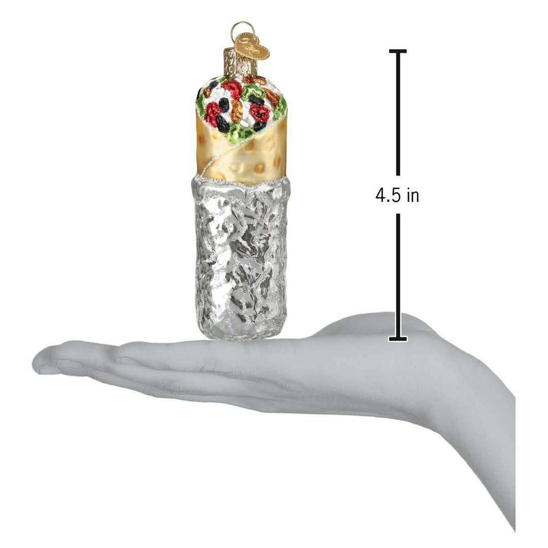 Old World Christmas Burrito Blown Glass Ornament