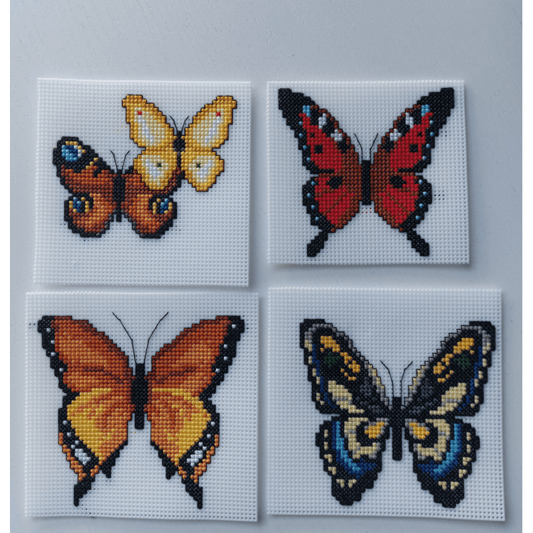 "Butterflies" 117CS Counted Cross-Stitch Kit