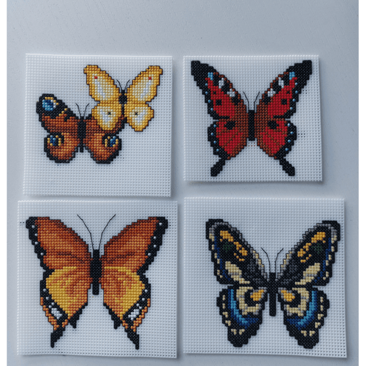 "Butterflies" 117CS Counted Cross-Stitch Kit