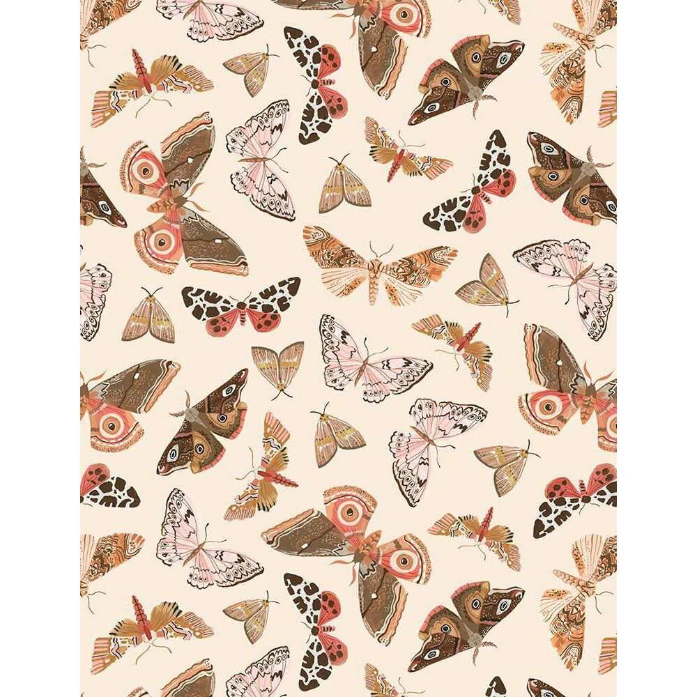 Butterfly Vintage Dress in Cream
