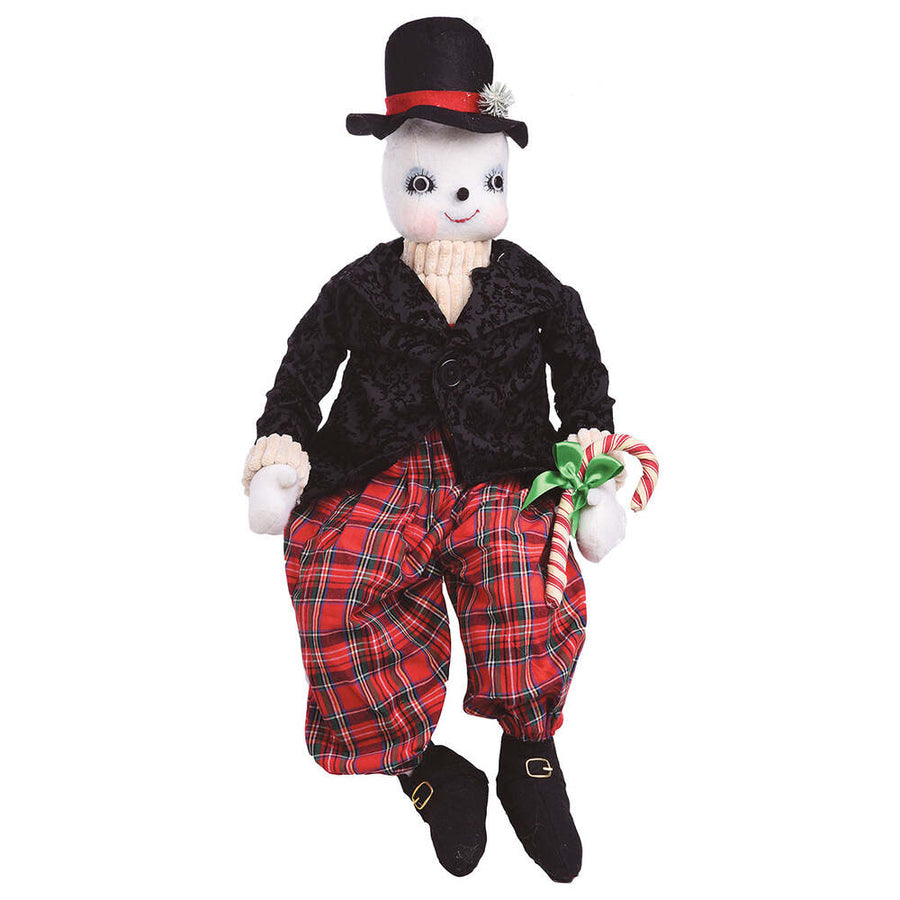 Byron Snowman Gathered Traditions Art Doll by Joe Spencer 