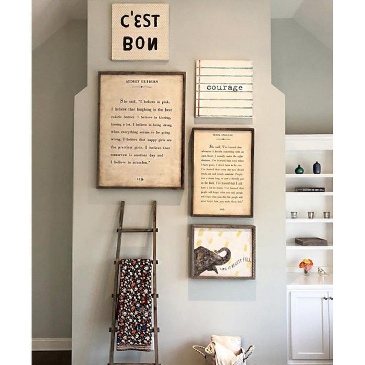 "C'est Bon" Gallery Wrap Art Print - Quirks!