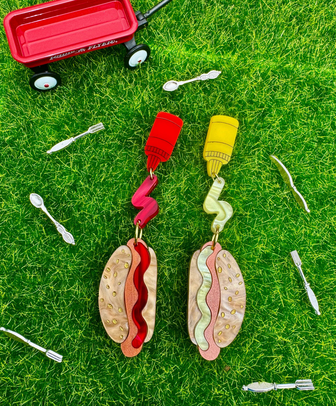 Glitter Glizzy Acrylic Earrings