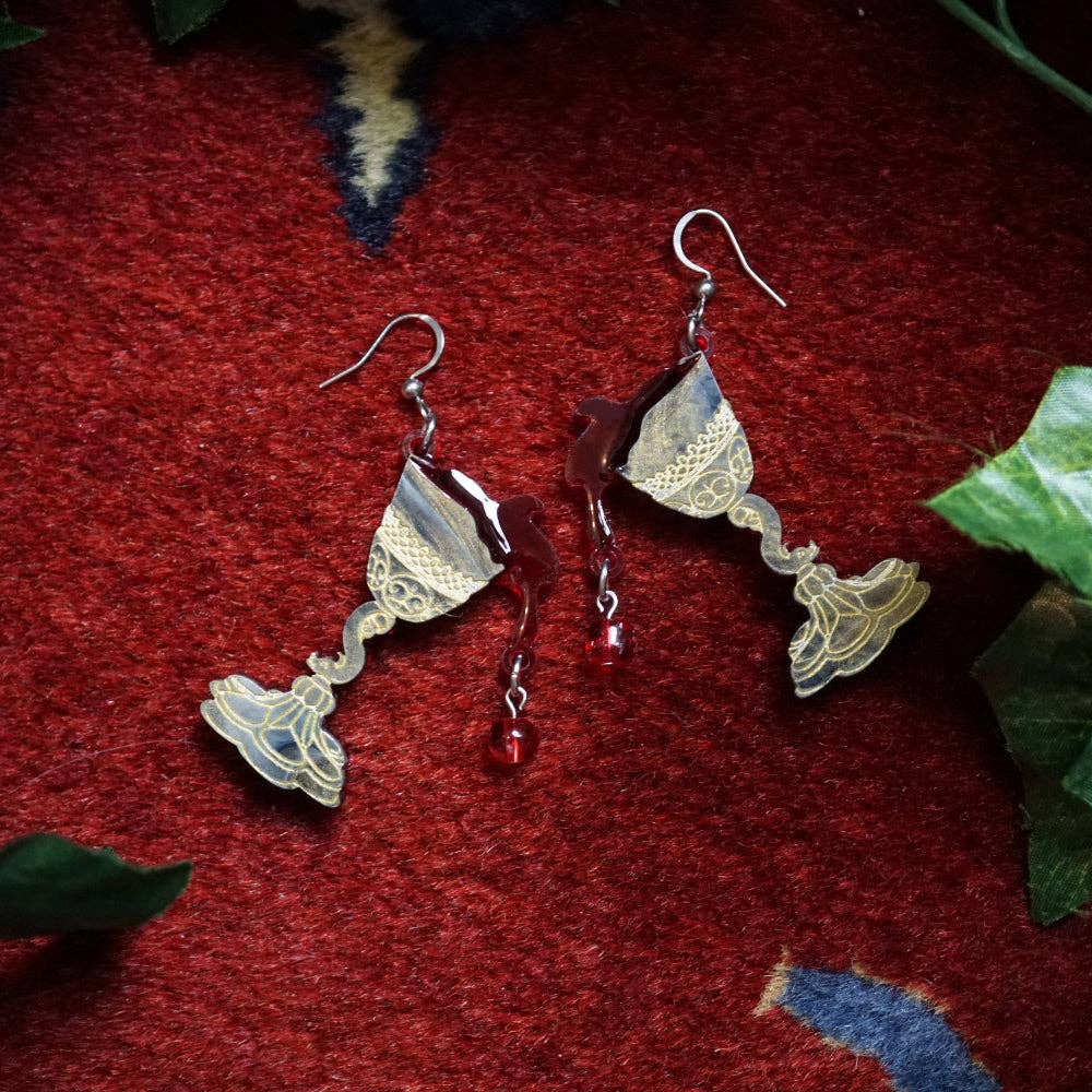 Goblet Earrings By Lost Kiwi Designs