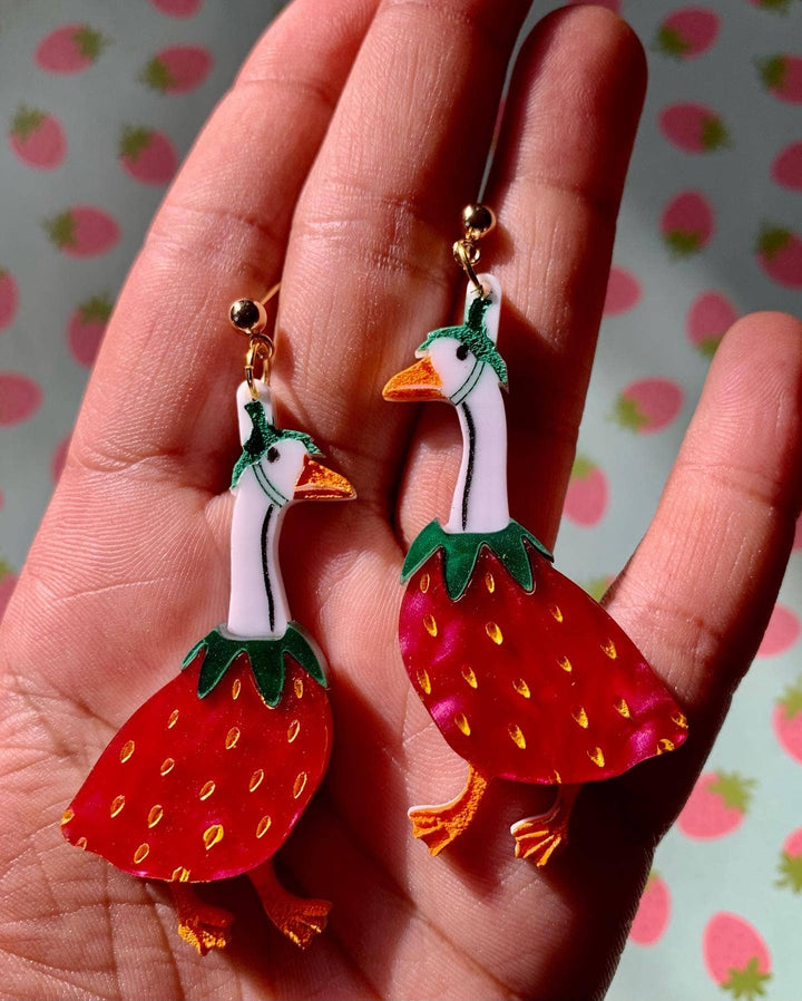 Gooseberry Acrylic Statement Earrings