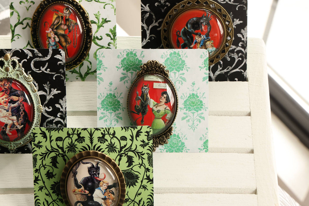 Vintage Krampus Brooch Assorted