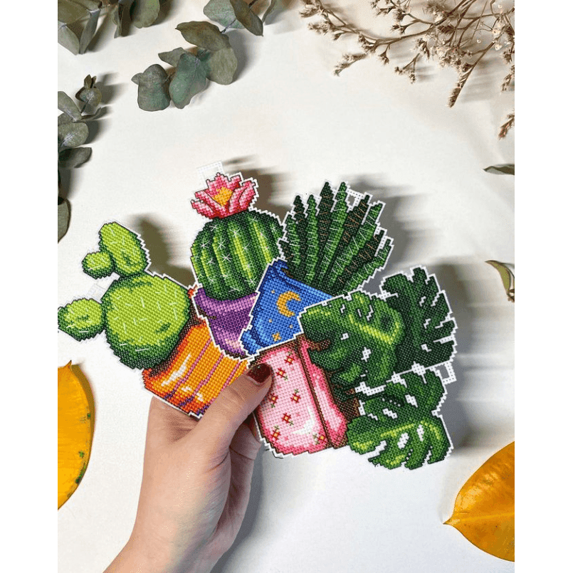 "Cactus" 108CS Counted Cross-Stitch Kit