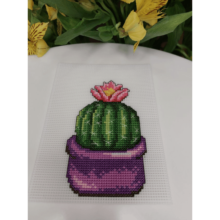 "Cactus" 108CS Counted Cross-Stitch Kit