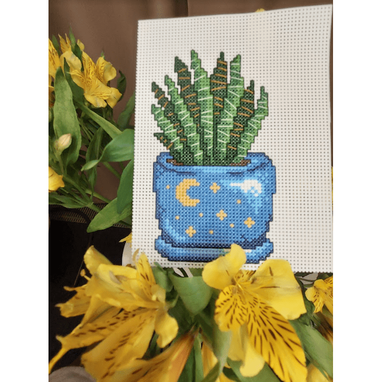 "Cactus" 108CS Counted Cross-Stitch Kit