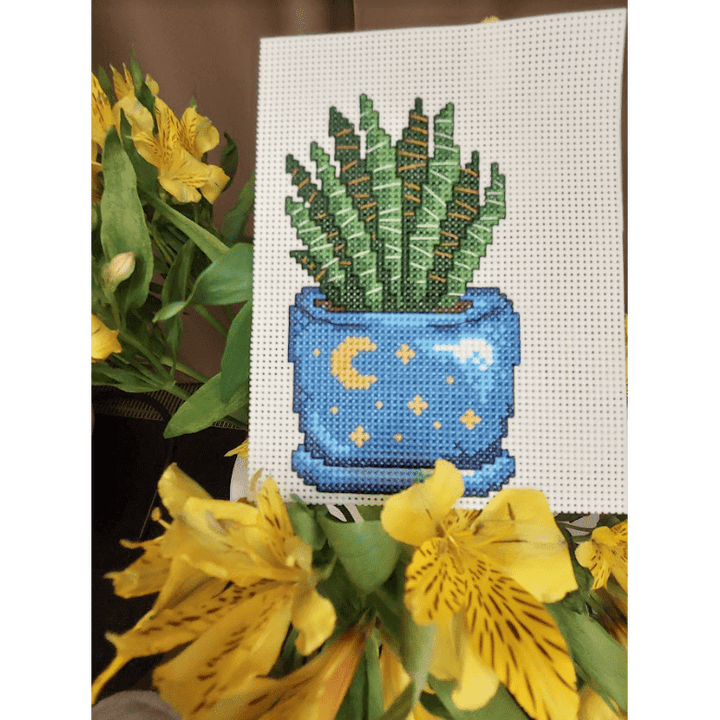 "Cactus" 108CS Counted Cross-Stitch Kit