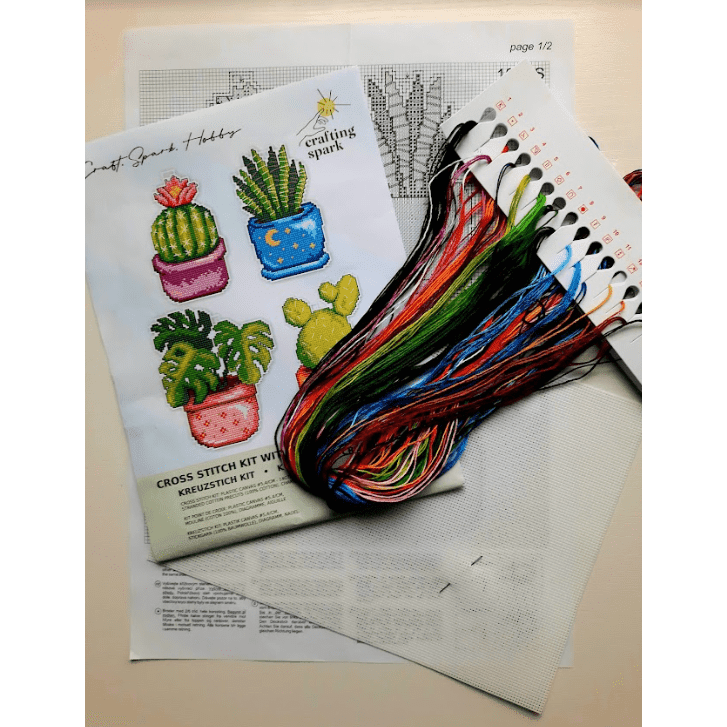 "Cactus" 108CS Counted Cross-Stitch Kit