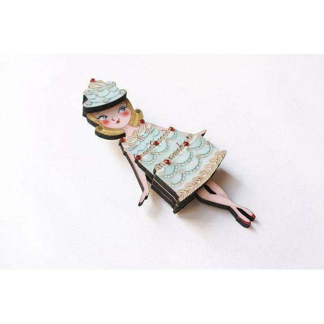 Cake Woman Brooch by LaliBlue - Quirks!