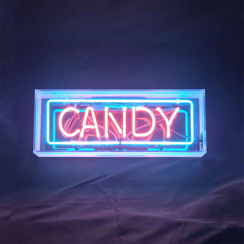 Candy Acrylic Box Neon Signs