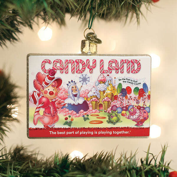 Old World Christmas Candy Land Blown Glass Ornament