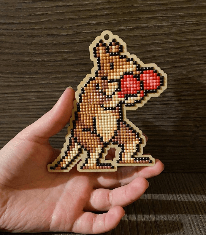 Kangaroo CSw364 Diamond Painting on Plywood Kit