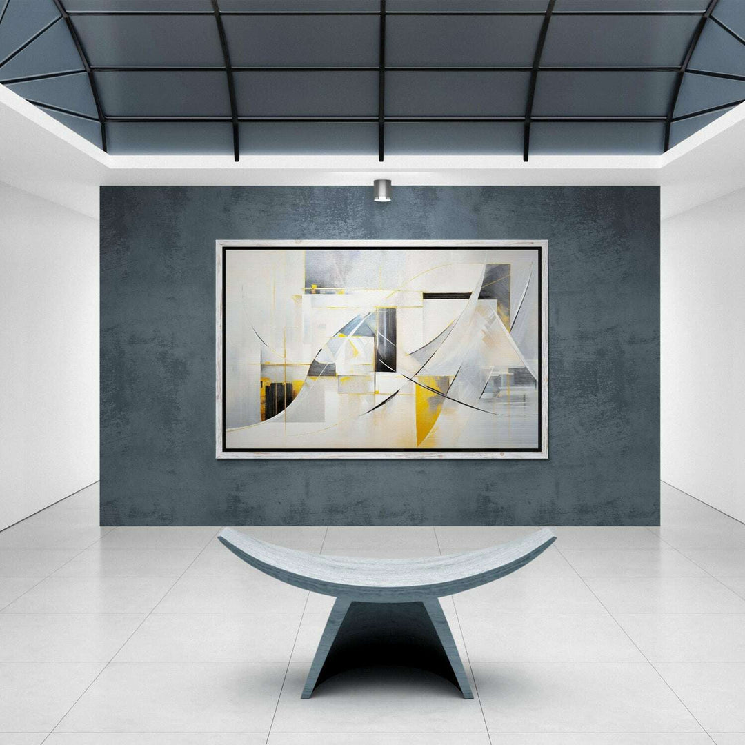 Canvas Print: "Geometric Whispers"